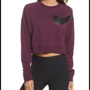 Nike crop top style sweater